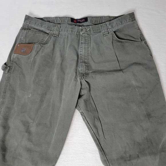 Ripstop Cargo Pants Mens 42x30 Grey Workwear - Picture 5 of 16